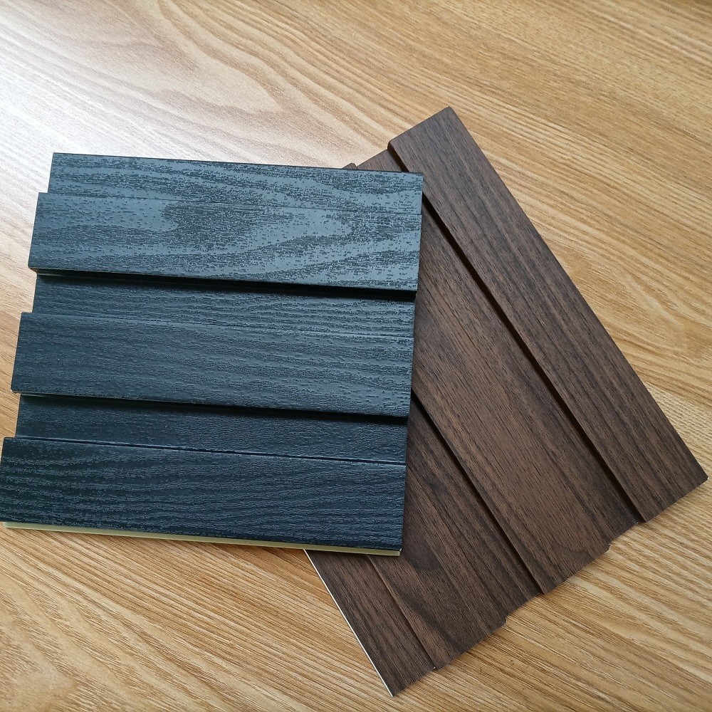 WPC Fluted Wall Panel Waterproof Wood Composite Wall Panel